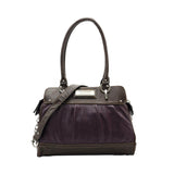 Chaps Salerno Satchel Bag - Flipp FS-WSL-1006395 Chaps Salerno Satchel Bag - Purple Satchel Bag CHAPS Bags, CHAPS, Condition: Fair, Fair, FS-WSL-1006395, Purple, Satchel Bag, Women